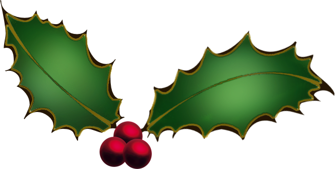 653x329 Christmas Ivy Clipart