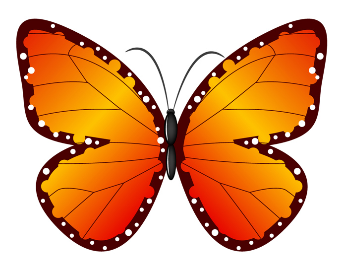 690x552 Butterfly Clipart Graphics Images Sharefaith 2