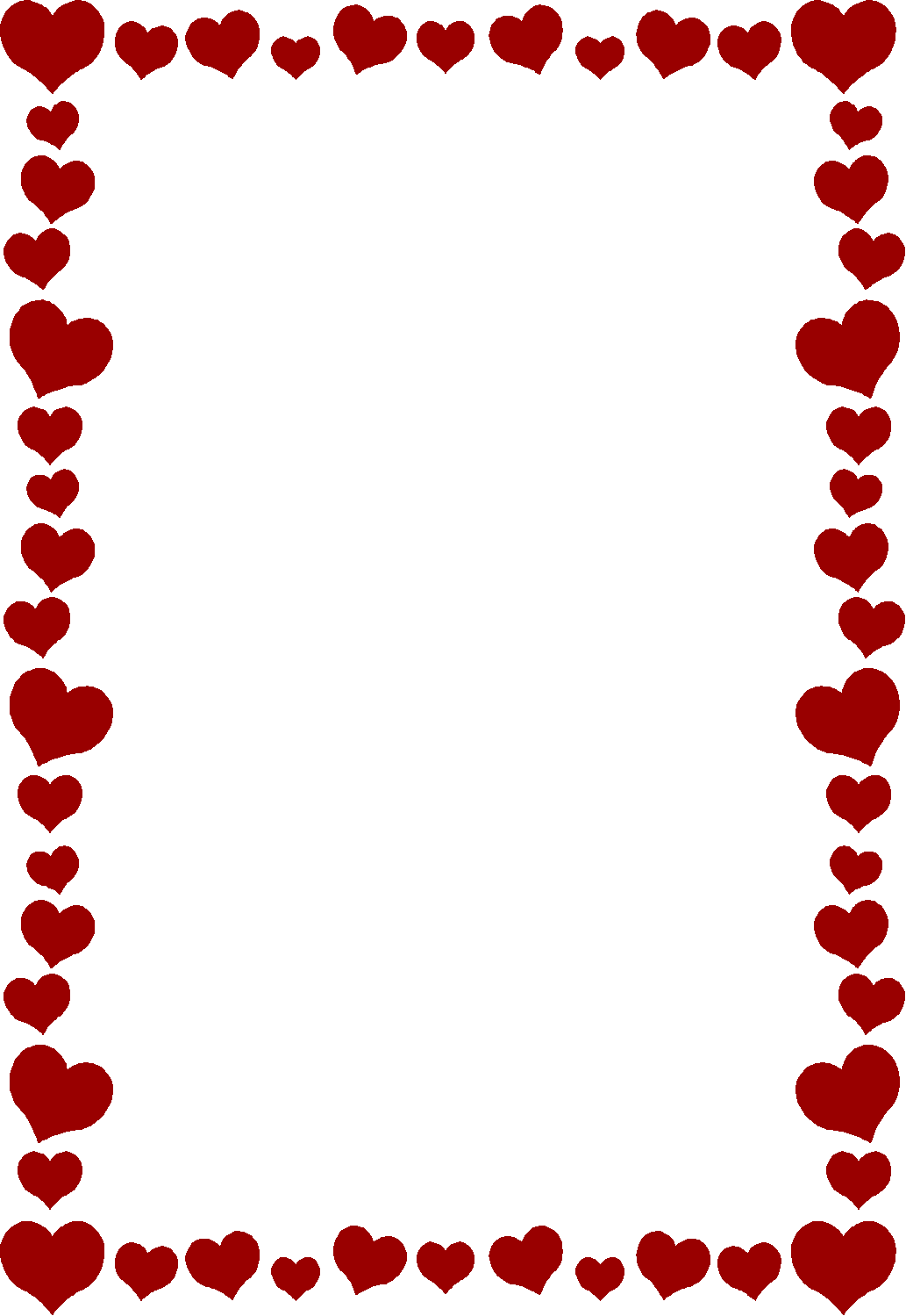 1033x1499 Free Valentines Day Clip Art Borders ~ Quotes