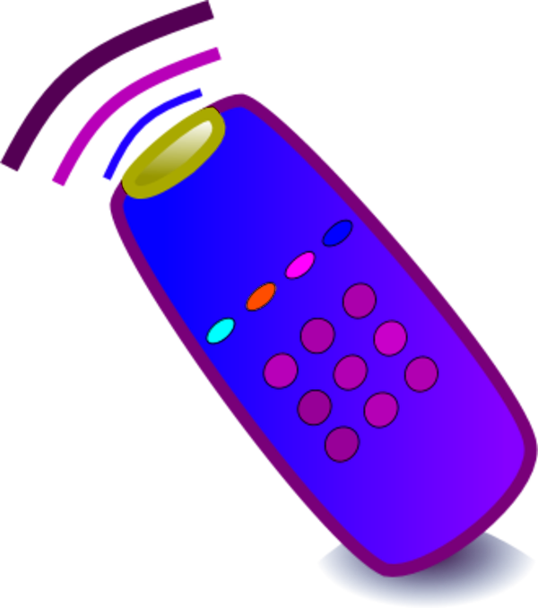 600x678 Remote Clipart