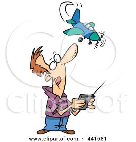 450x470 Royalty Free (Rf) Clipart Of Remote Control Planes, Illustrations