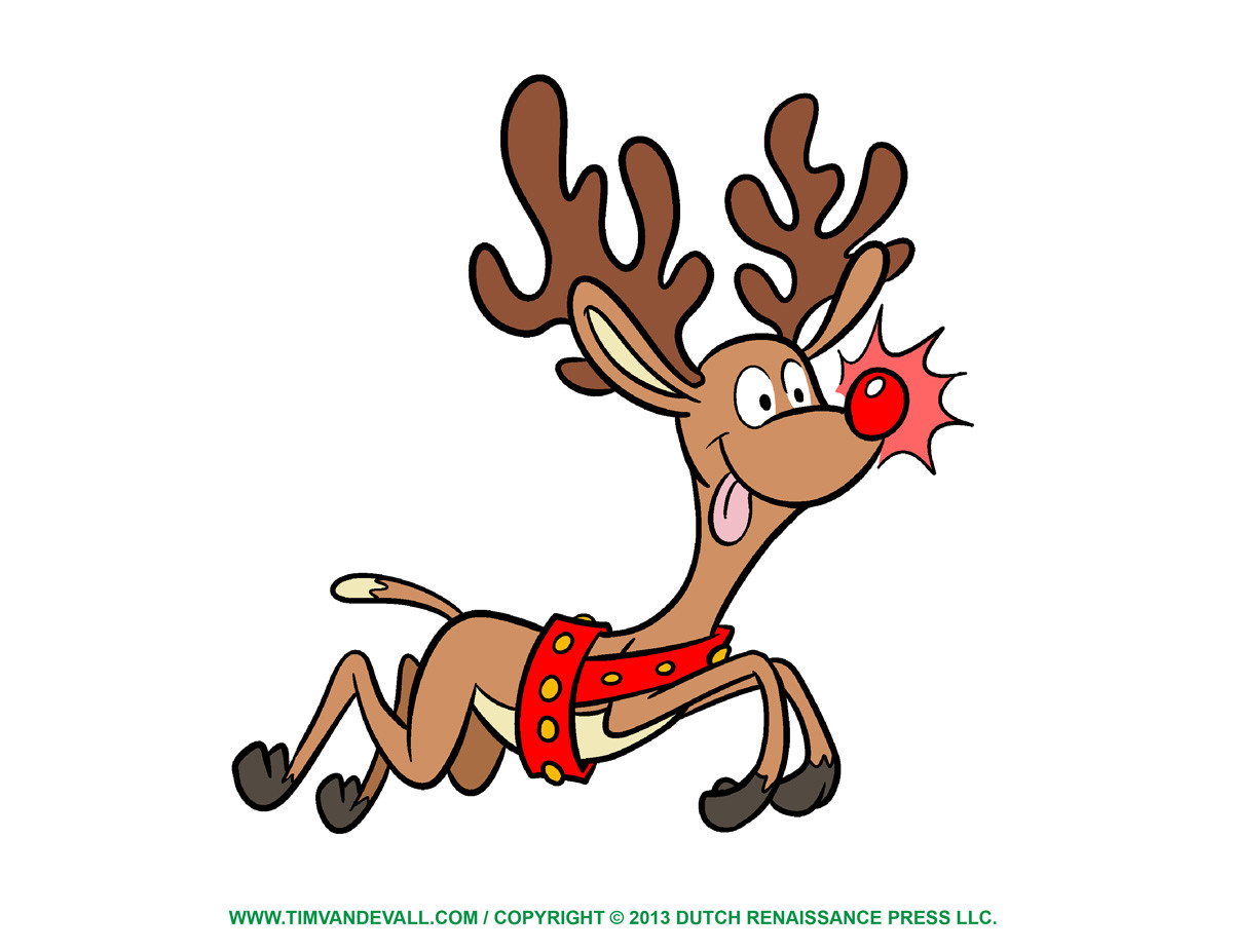 1200x927 Free Clipart Christmas Reindeer
