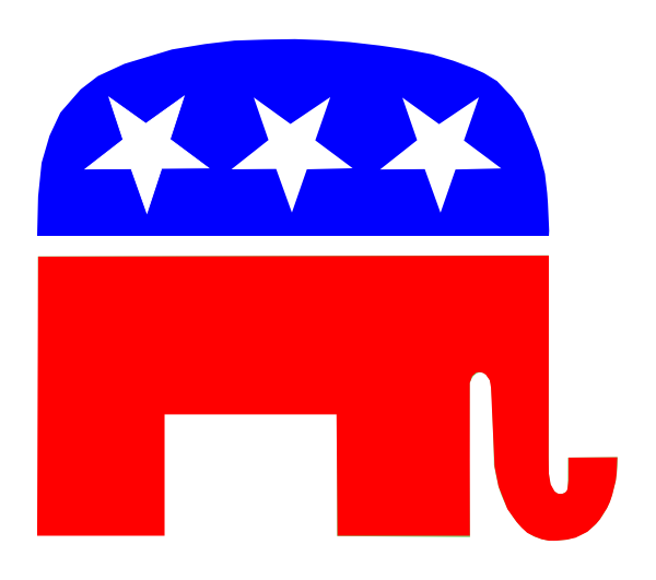 600x531 Republican Gop Party Elephant Clip Art
