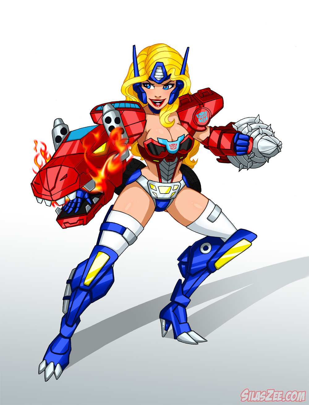 1000x1310 Silas Zee Rescue Bots Optimus Prima