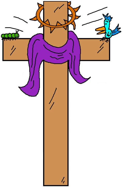 476x719 Cross With Thorns Clipart Easter Cross Clipart Easter Clip Art