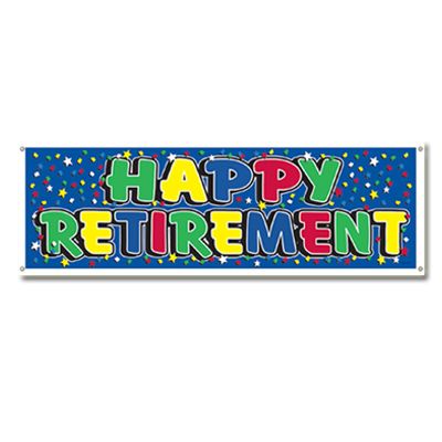 400x400 Unique Retirement Banner Clip