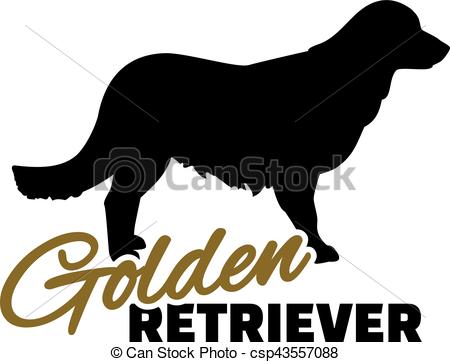 450x362 Golden Retriever With Word Vector