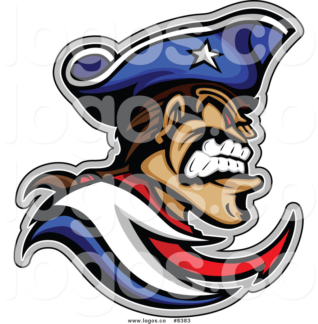 1024x1044 Royalty Free Clip Art Vector Logo Of A Aggressive Patriot