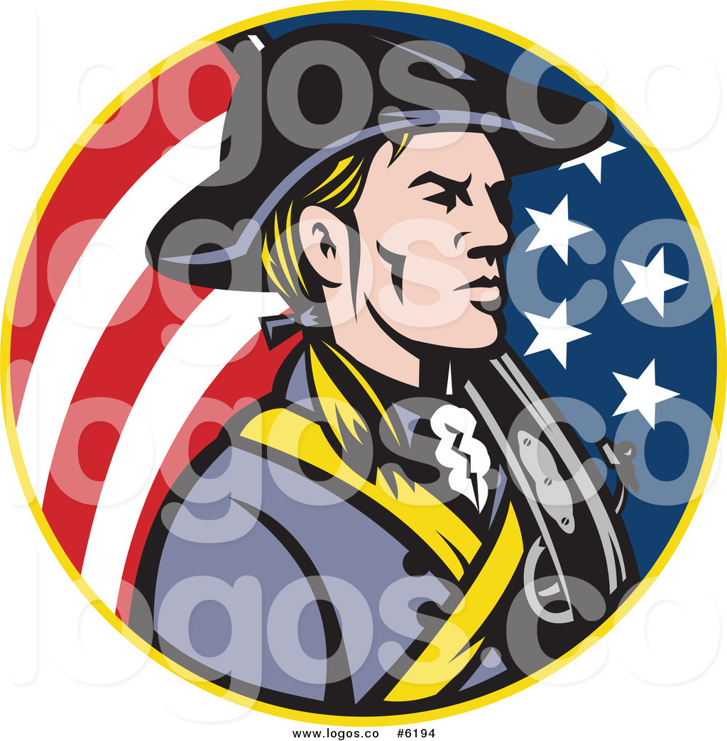 1024x1044 Royalty Free Clip Art Vector Logo Of An American Revolutionary