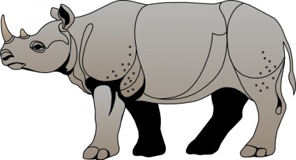 425x230 Rhino Clipart Real Animal
