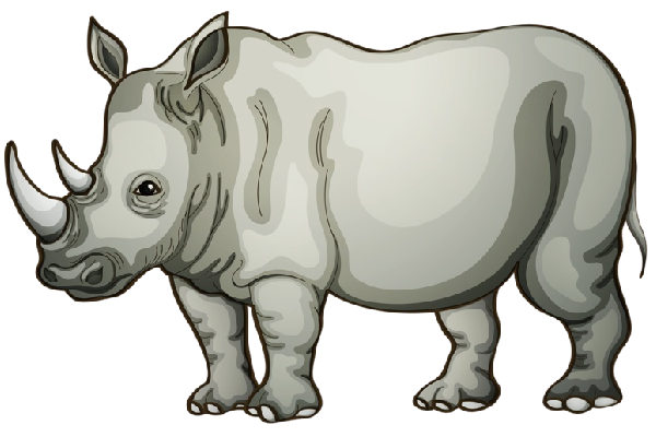 600x400 Rhino Clipart Nice Clip Art