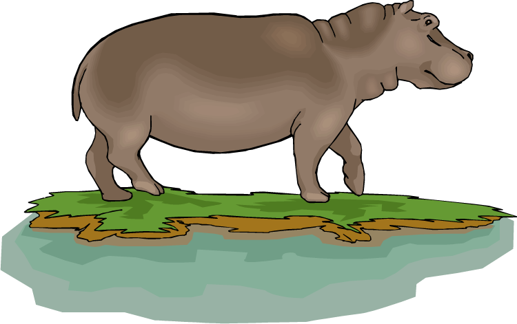 750x471 Hippo Clipart