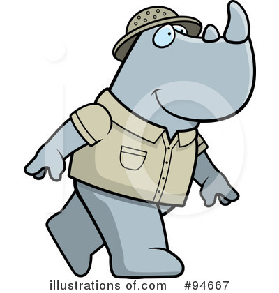 400x420 Rhino Clipart