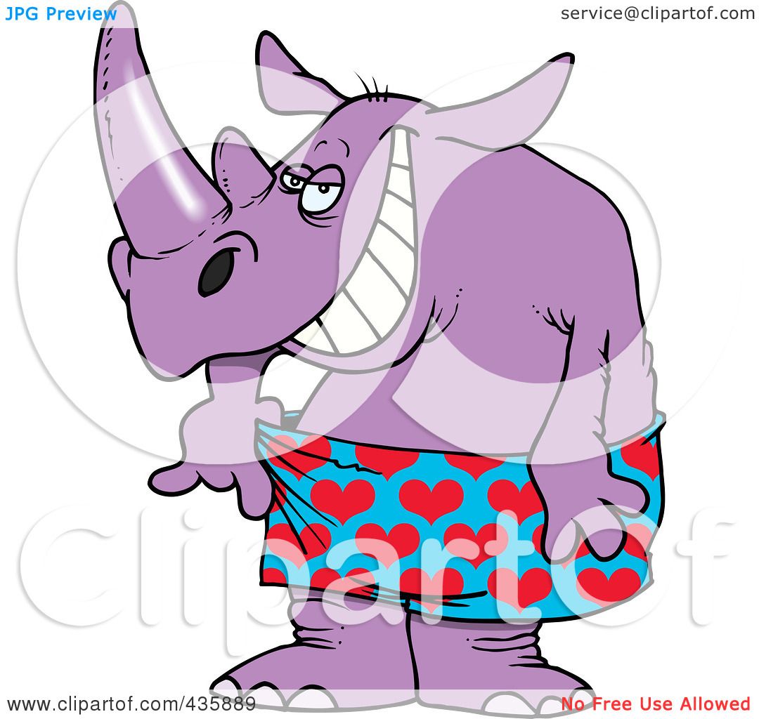 1080x1024 Rhino Clipart Purple