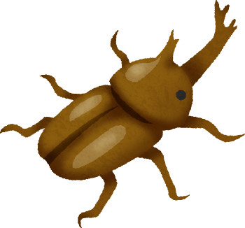 350x326 Rhinoceros Beetle Free Clipart Illustrations