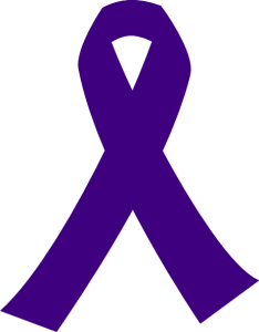 234x300 Purple Cancer Ribbon Clipart