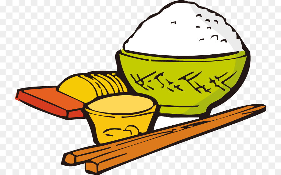 900x560 Cooked Rice Bowl Chopsticks Clip Art