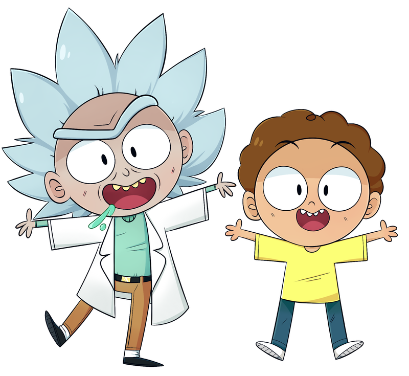 800x735 Rick And Morty Stickers By Ecokitty