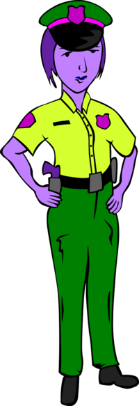 200x583 Female Police Officer Clipart Clipart Panda