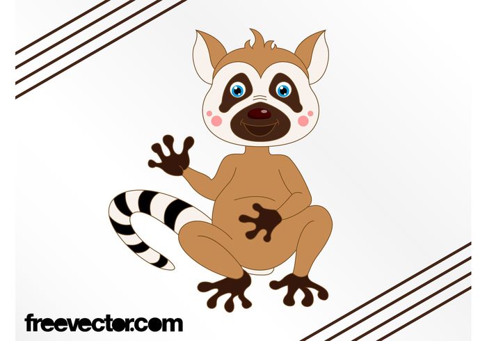 700x490 Cartoon Lemur