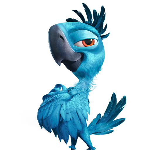 512x512 Tiago Blu Rio Clip Art