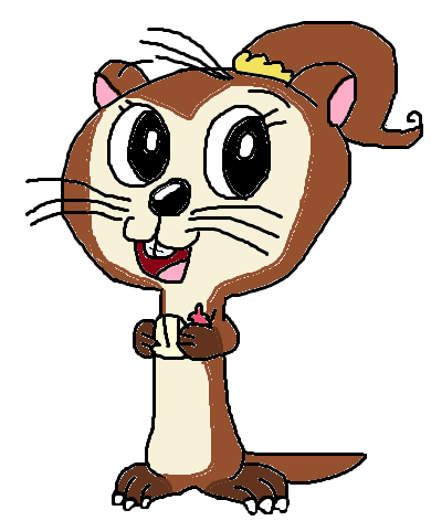 390x472e Comical River Otter By Tannerxdelia