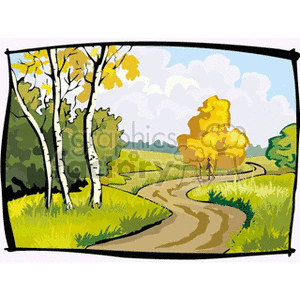 300x300 Dirt Road Clipart