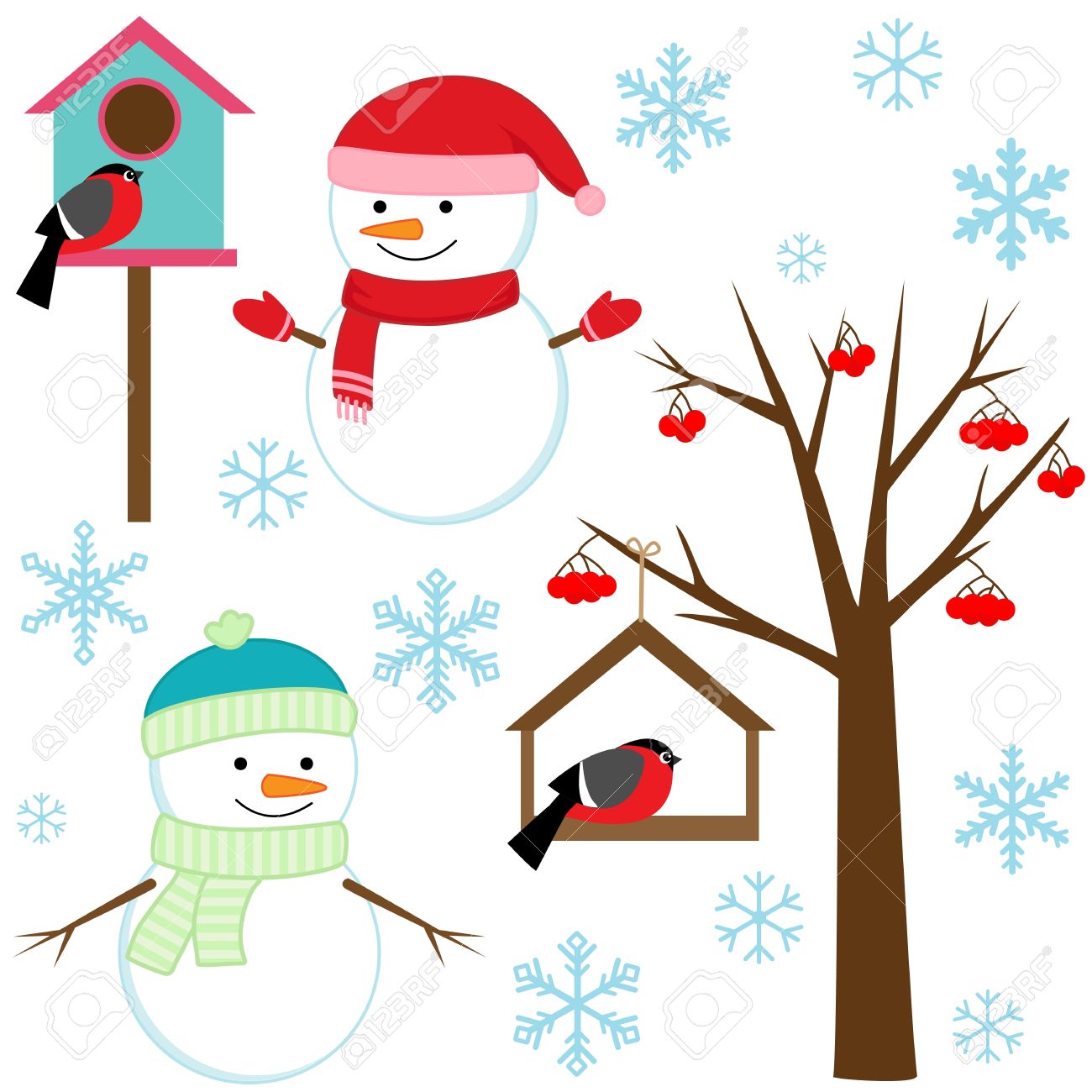 1300x1300 Bird House Clipart Robin