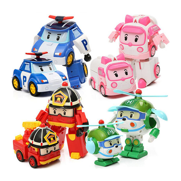 600x600 Robocar Poli Toys Set 4pcs @ Rp. 46.500