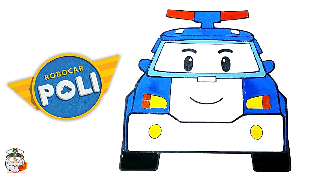 1091x612 Robocar Poli Coloring Page