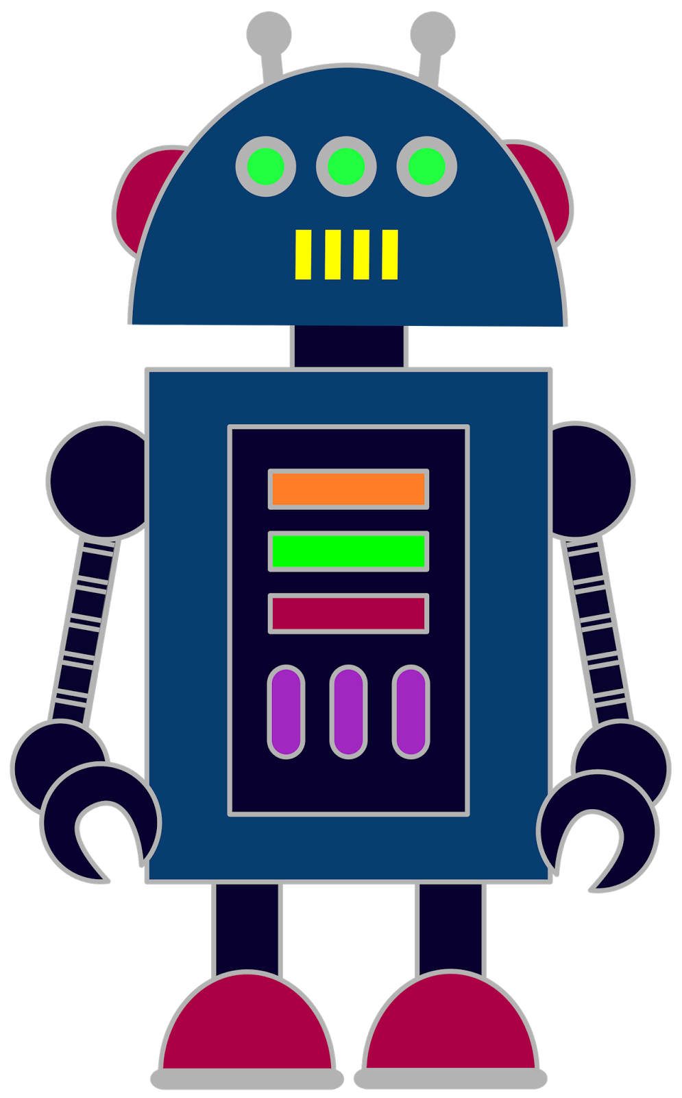 995x1600 Free Robot Clip Art For Classrooms, Teachers And Parents