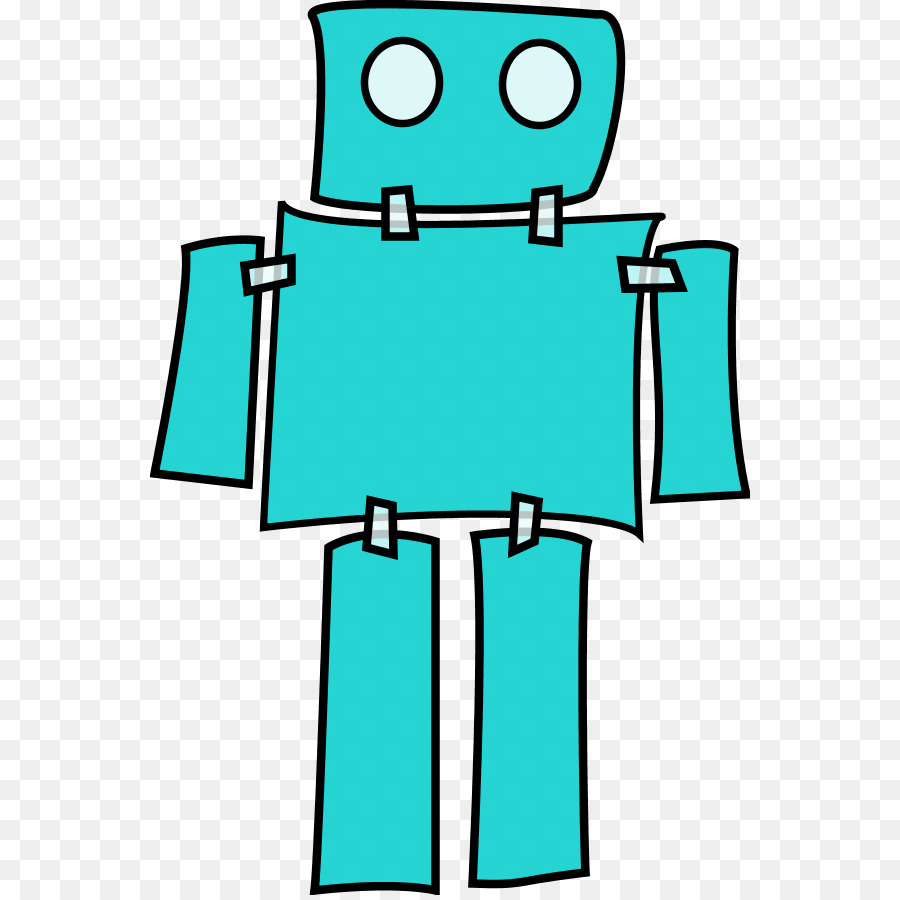 900x900 Robot Line Art Clip Art