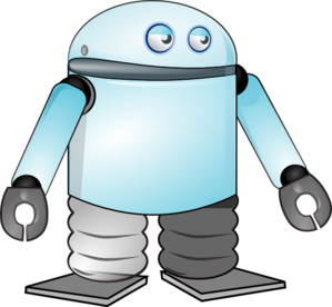 299x276 Cartoon Robot Clip Art
