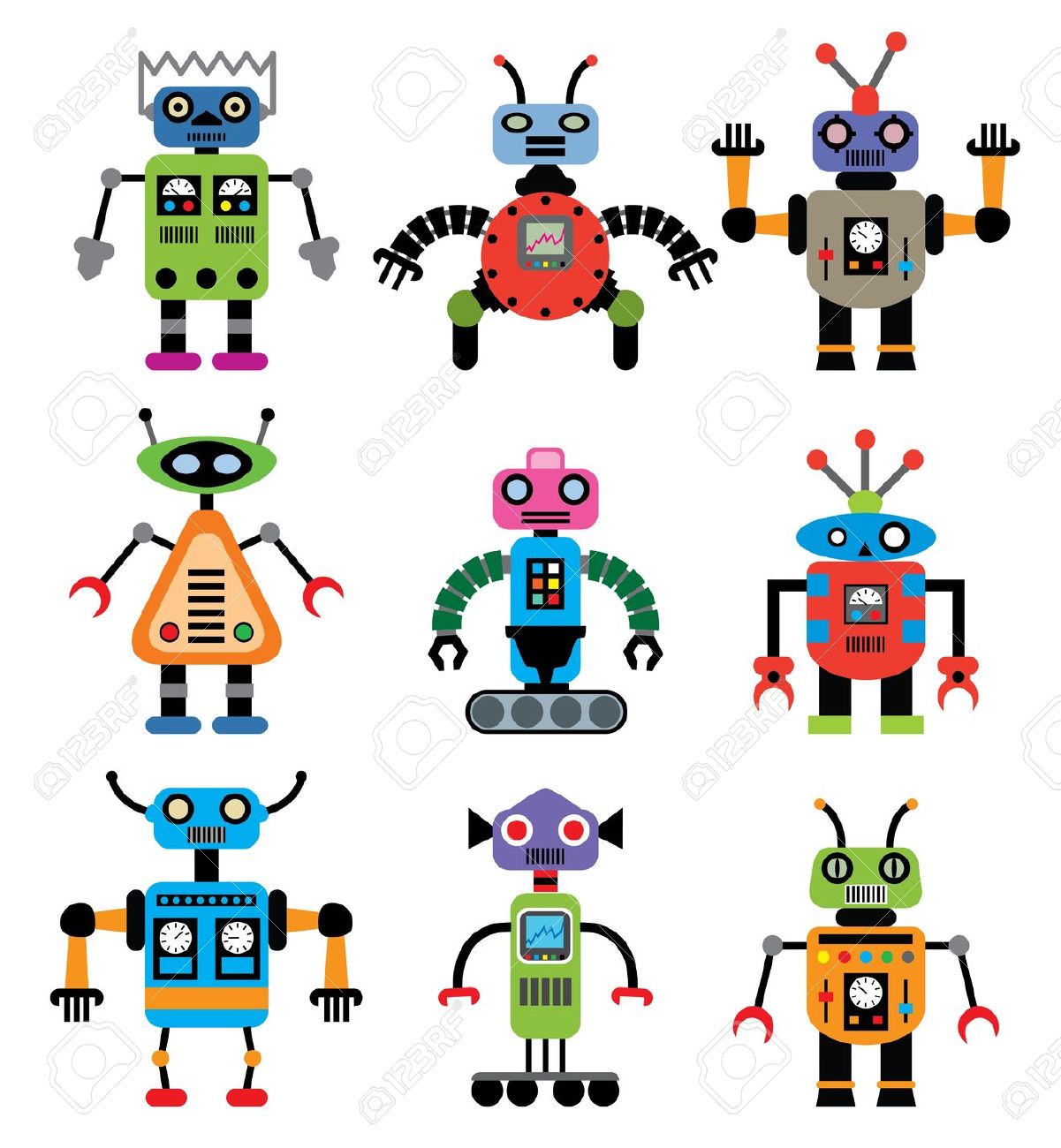 1201x1300 Robot Clip Art Free Clipart Panda