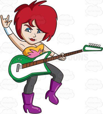 363x400 Luxury Rock Star Cartoon Rock