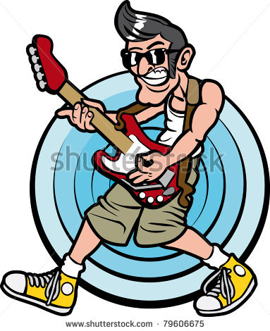 383x470 Rock Roll Clipart