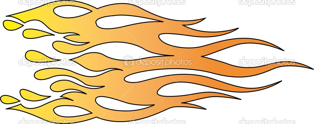 1023x406 Rockabilly Flame Clip Art Flames Clip Art And Free