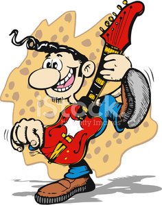 236x299 Rockabilly Guitar Picker Stock Vectors