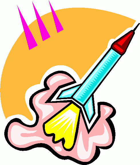 490x579 Free Rocket Clipart