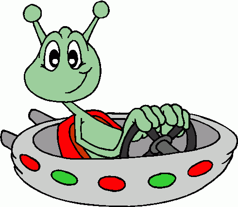 490x428 Alien Clipart Rocket