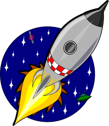 378x434 Space Rocket Clip Art Clipart Panda