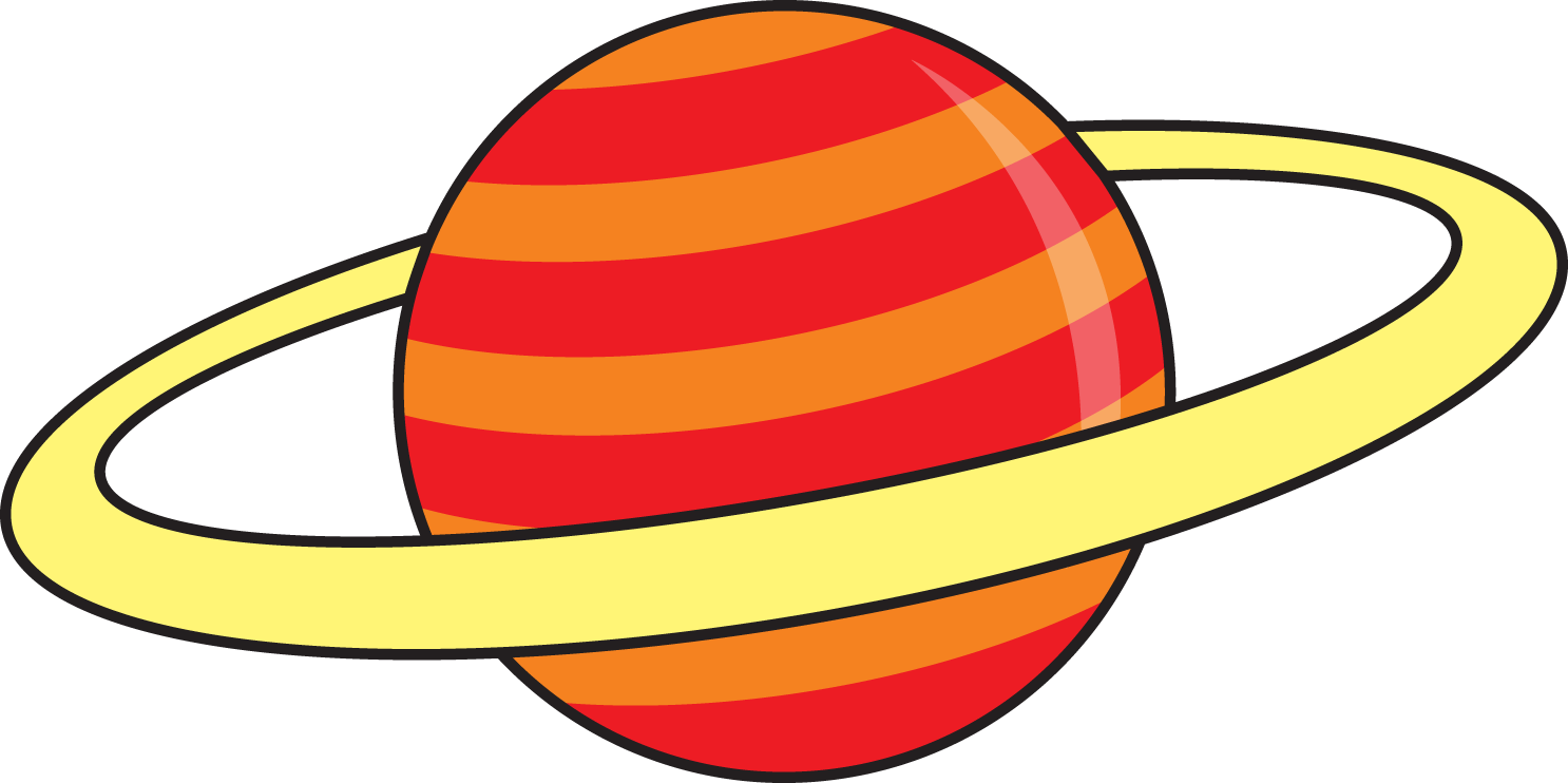 1486x742 Outer Space Planets Clipart