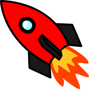 298x297 Red Rocket Clip Art