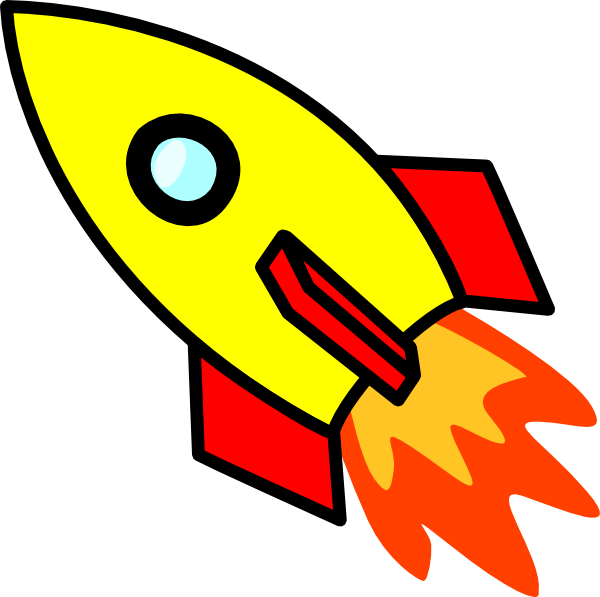 600x597 Rocket Clip Art