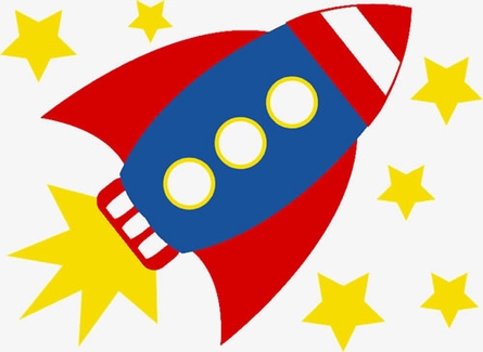 445x325 Collection Of Kids Rocket Drawing High Quality, Free