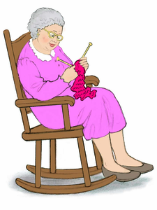 225x300 Clipart Old Woman Rocking Chair Free Images