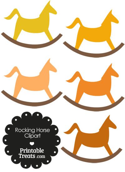 400x550 Orange Rocking Horse Clipart From Free