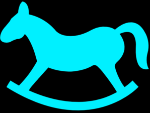 298x225 Rocking Horse Clip Art