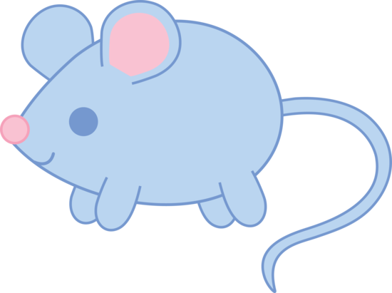 550x411 Baby Blue Mouse