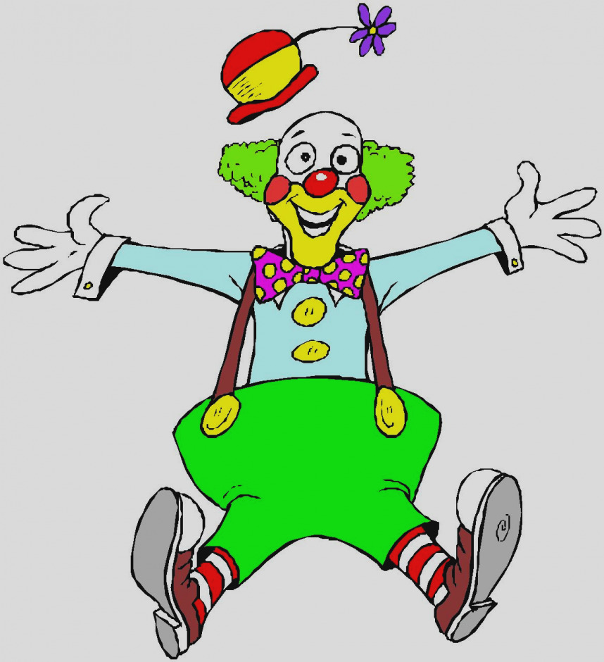 858x940 Free Clown Clipart